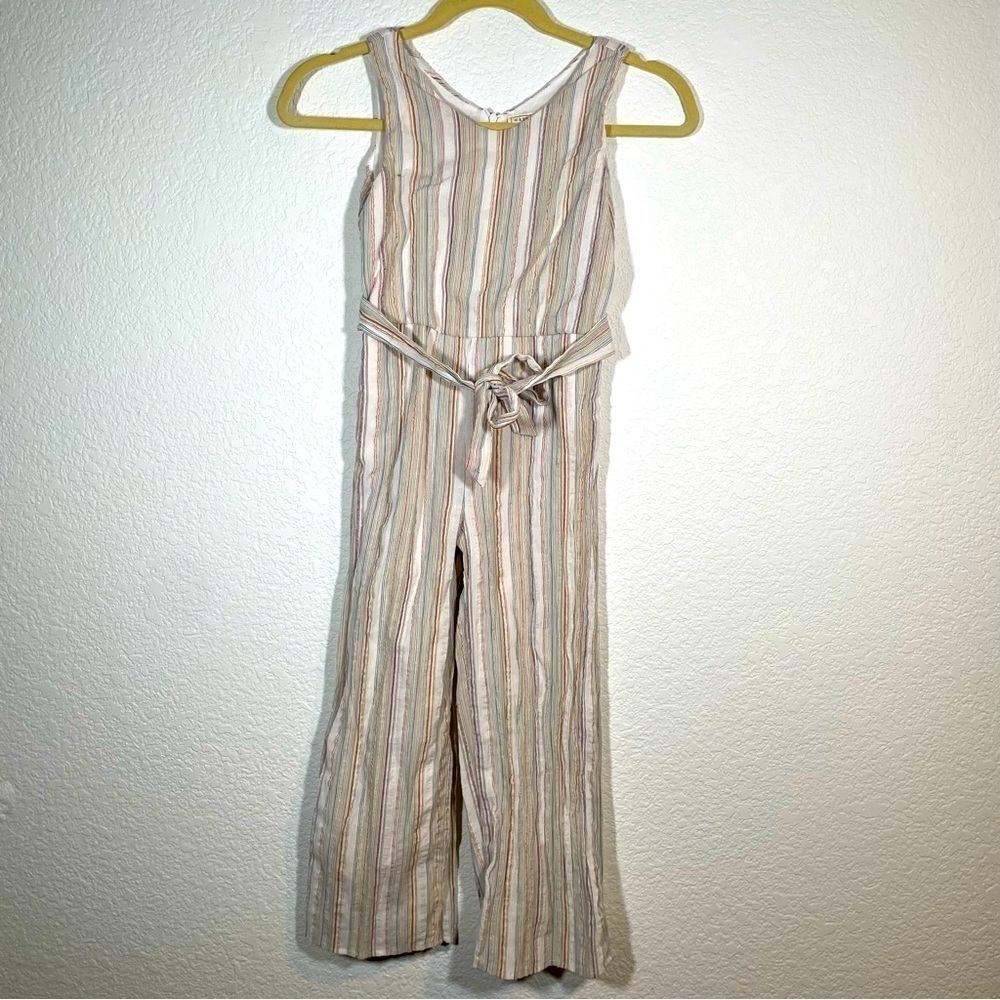 Hayden Girls Romper Cotton Sleeveless Size Medium Spring Summer Kids Jumper